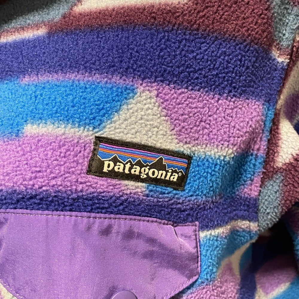 Patagonia Women's Synchilla Retool Snap-T Pullover Fleece Guatemalan Tango S - Picture 8 of 8